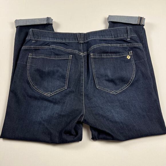 Democracy “Ab"solution® Ankle Skimmer Indigo Tummy Slimming Jeans Size 16 - Picture 12 of 14